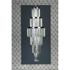 Angel Stunning Clear Crystal Ceiling Chandelier In Polished Chrome Finish ANG3308