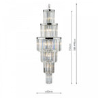 Angel Stunning Clear Crystal Ceiling Chandelier In Polished Chrome Finish ANG3308