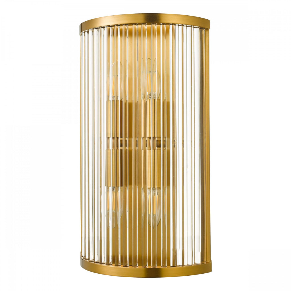 Eleanor Magnificent 4 Light Wall Light In Natural Brass Finish ELE3035