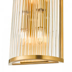 Eleanor Magnificent 4 Light Wall Light In Natural Brass Finish ELE3035