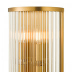 Eleanor Magnificent 4 Light Wall Light In Natural Brass Finish ELE3035