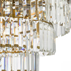 Rhapsody Luxurious 12 Light Crystal Ceiling Chandelier In Bronze Finish RHA1263