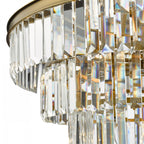 Rhapsody Luxurious 12 Light Crystal Ceiling Chandelier In Bronze Finish RHA1263