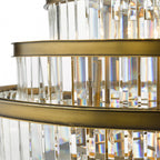 Rhapsody Luxurious 12 Light Crystal Ceiling Chandelier In Bronze Finish RHA1263