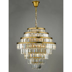 Rhapsody Luxurious 12 Light Crystal Ceiling Chandelier In Bronze Finish RHA1263