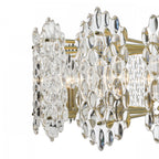 Porthos Unique 15 Light Textured Glass Ceiling Pendant In Antique Brass Finish POR1575