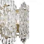 Porthos Unique 15 Light Textured Glass Ceiling Pendant In Antique Brass Finish POR1575