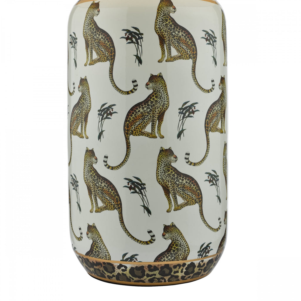 Tigris Stylish Table Lamp With Leopard Motif Base Only TIG422