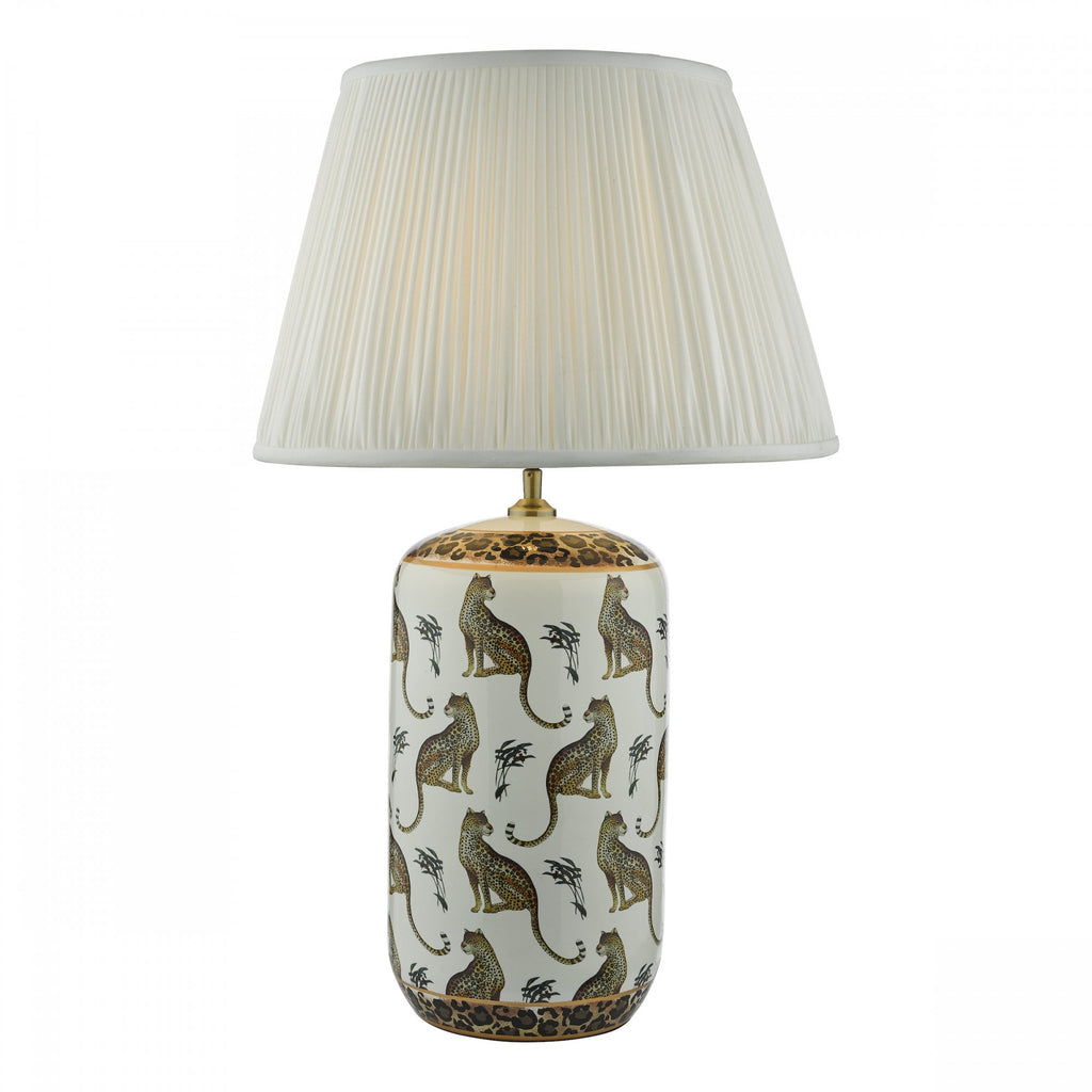 Tigris Stylish Table Lamp With Leopard Motif Base Only TIG422