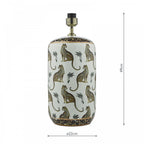 Tigris Stylish Table Lamp With Leopard Motif Base Only TIG422