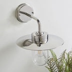 Addison Outdoor Fisherman Wall Light In Polished Stainless Steel Finish IP44 76597
