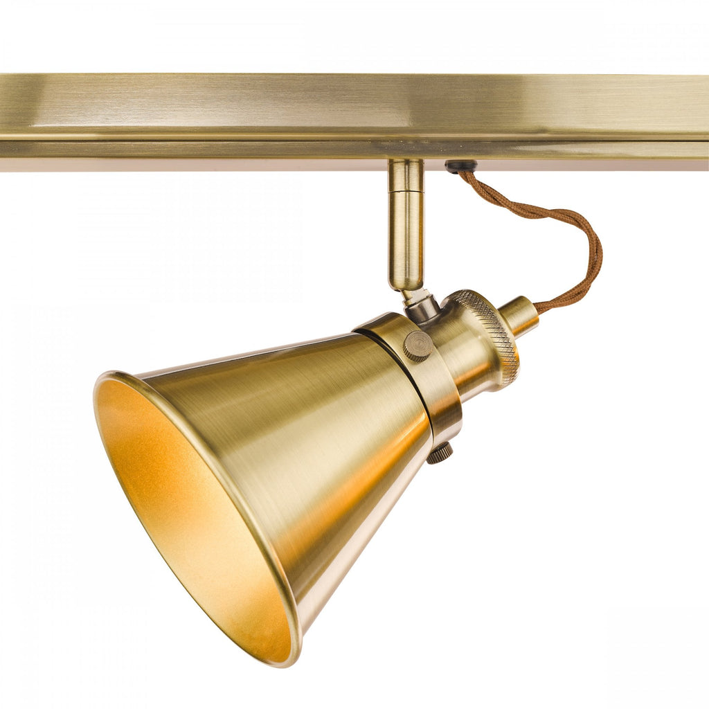Rufus 3 Light Ceiling Bar Spotlight In Antique Brass Finish LA3756158-Q
