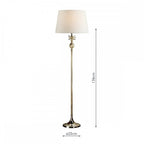 Penelope Floor Lamp Base Only In Polished Champagne Finish LA3734201-Q