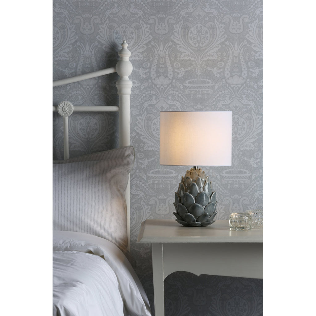 Gresford Ceramic Table Lamp With Ivory Drum Shade LA3756167-Q