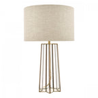 Star Glass Table Lamp In Antique Brass Finish With Shade LA3756156-Q
