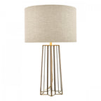 Star Glass Table Lamp In Antique Brass Finish With Shade LA3756156-Q