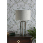Star Glass Table Lamp In Antique Brass Finish With Shade LA3756156-Q