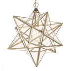 Large Star Ceiling Pendant Light In Silver Finish LA3756152-Q