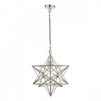 Large Star Ceiling Pendant Light In Silver Finish LA3756152-Q
