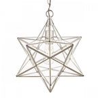 Large Star Ceiling Pendant Light In Silver Finish LA3756152-Q