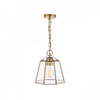 Clayton Lantern Ceiling Pendant Light In Antique Brass Finish LA3756154-Q