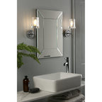 Blake Bathroom Crystal Wall Light In Polished Chrome Finish LA3756189-Q
