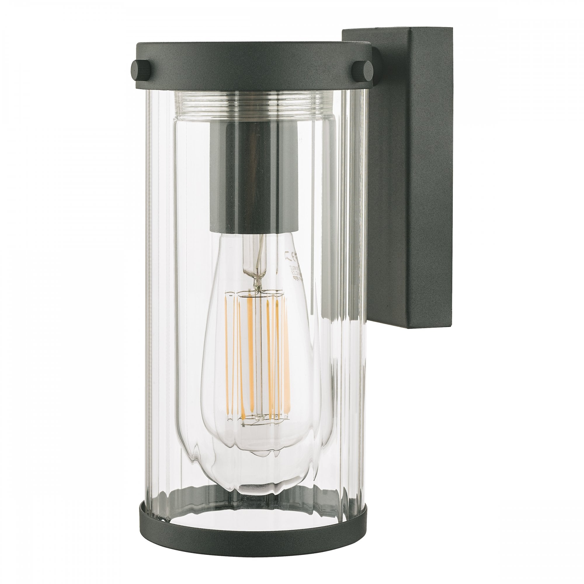 Arthur Exterior Wall Light In Matt Black Finish IP44 LA3756165-Q
