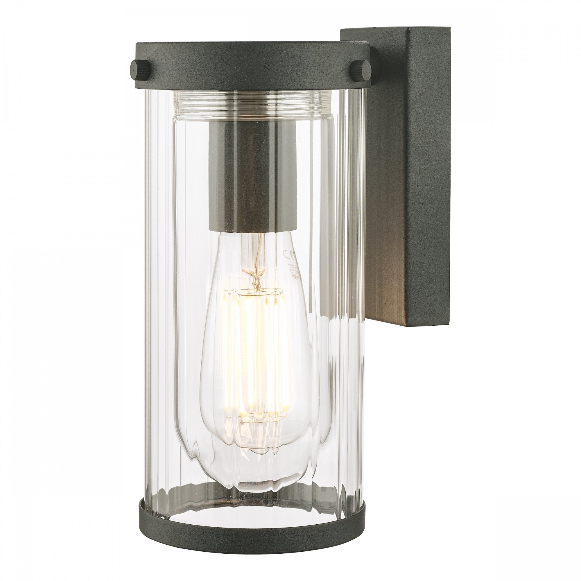 Arthur Exterior Wall Light In Matt Black Finish IP44 LA3756165-Q