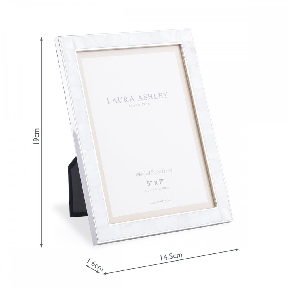 Whitford Photo Frame In Polished Nickel 5 x 7" LA3756182-Q