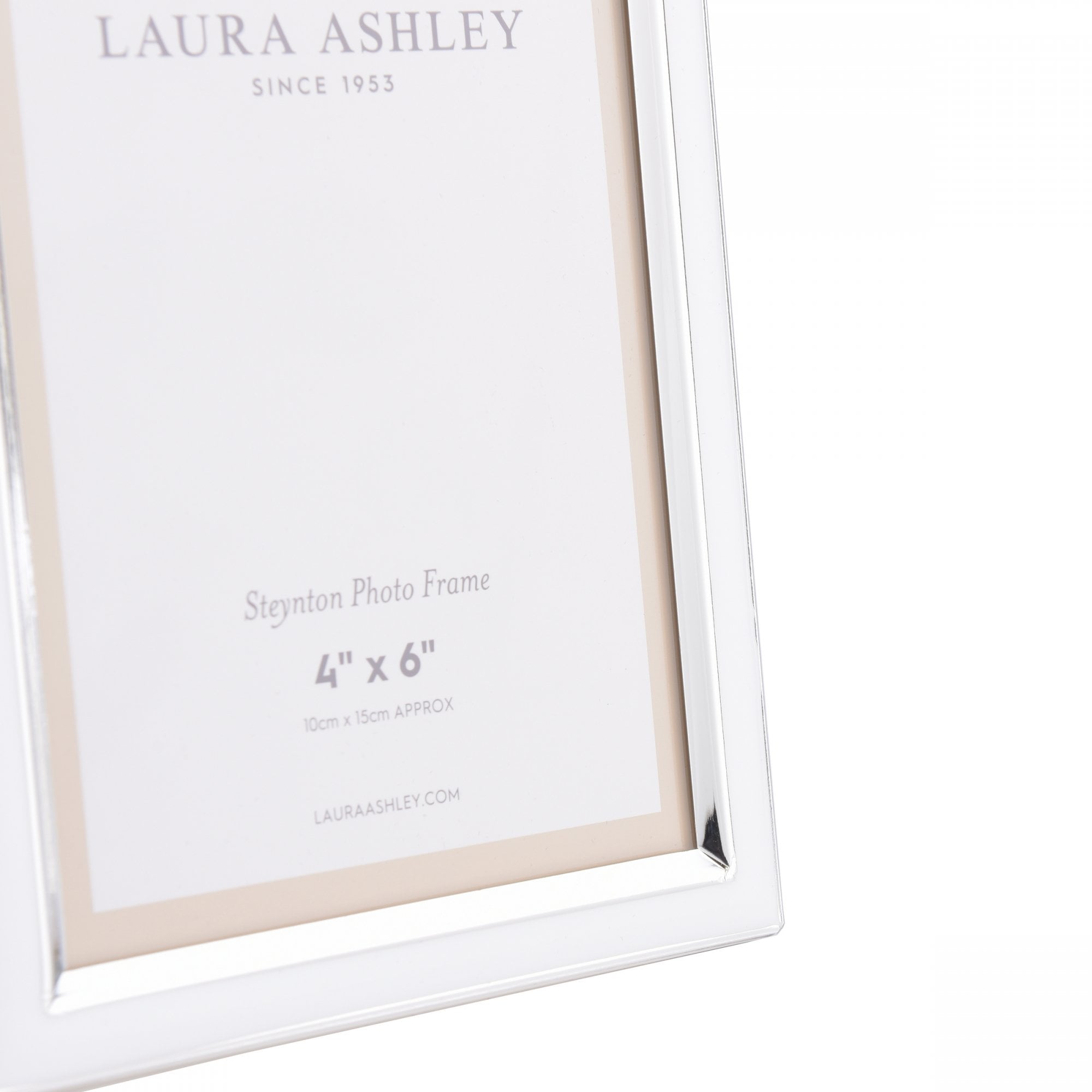 Steynton Photo Frame In Polished Silver Finish 4 x 6" LA3756178-Q