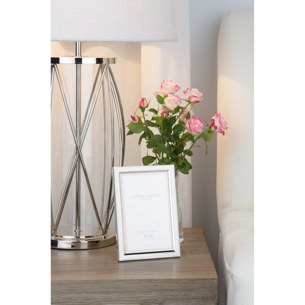 Steynton Photo Frame In Polished Silver Finish 4 x 6" LA3756178-Q
