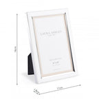 Steynton Photo Frame In Polished Silver Finish 4 x 6" LA3756178-Q