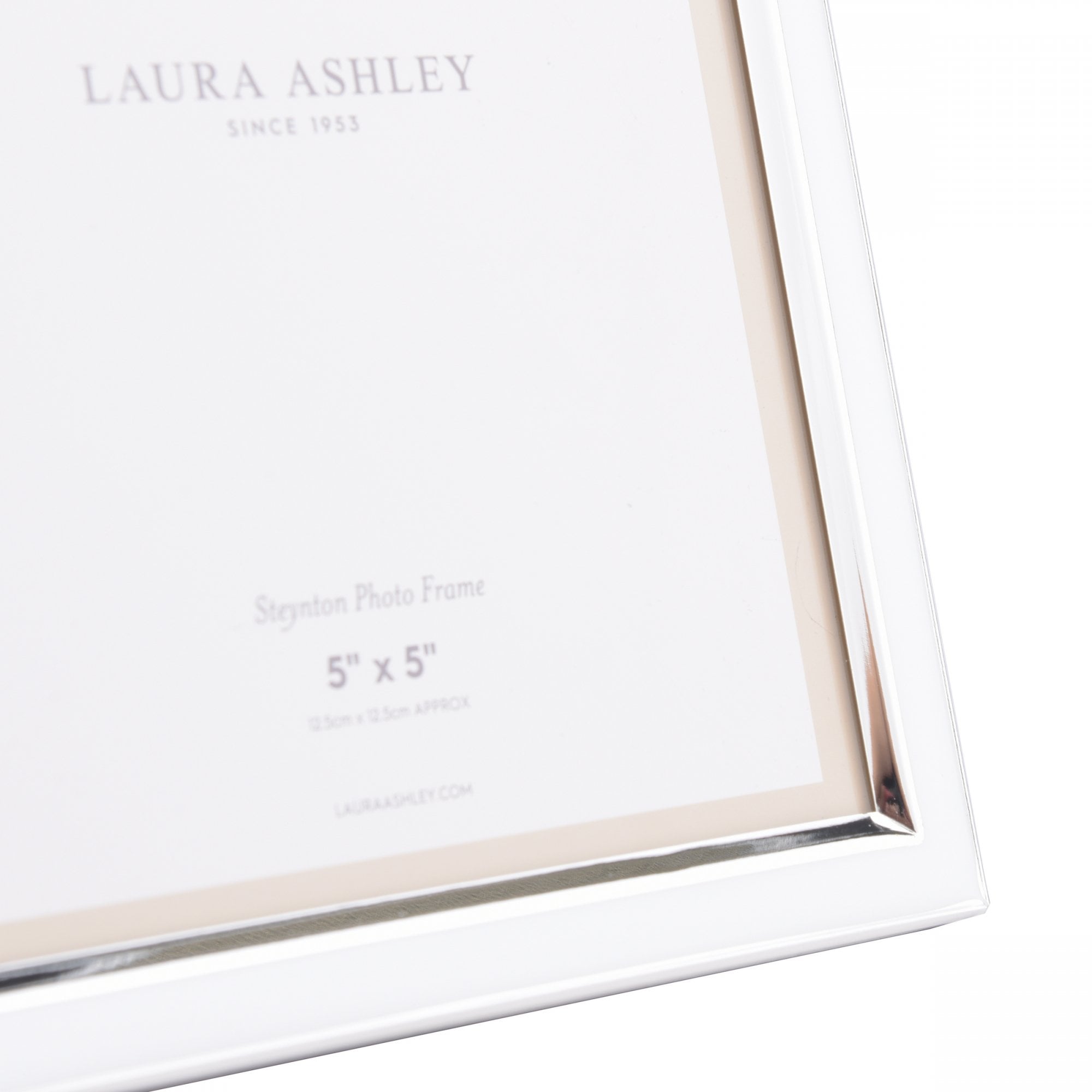 Steynton Photo Frame In Polished Silver Finish 5 x 5" LA3756179-Q