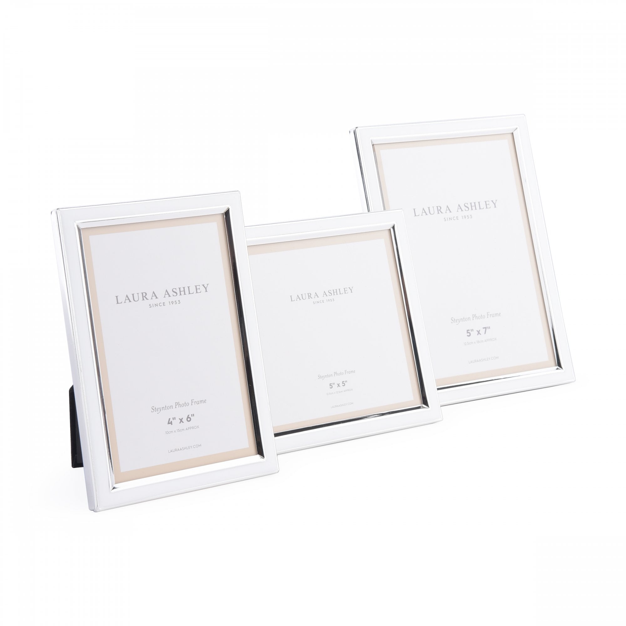 Steynton Photo Frame In Polished Silver Finish 5 x 5" LA3756179-Q