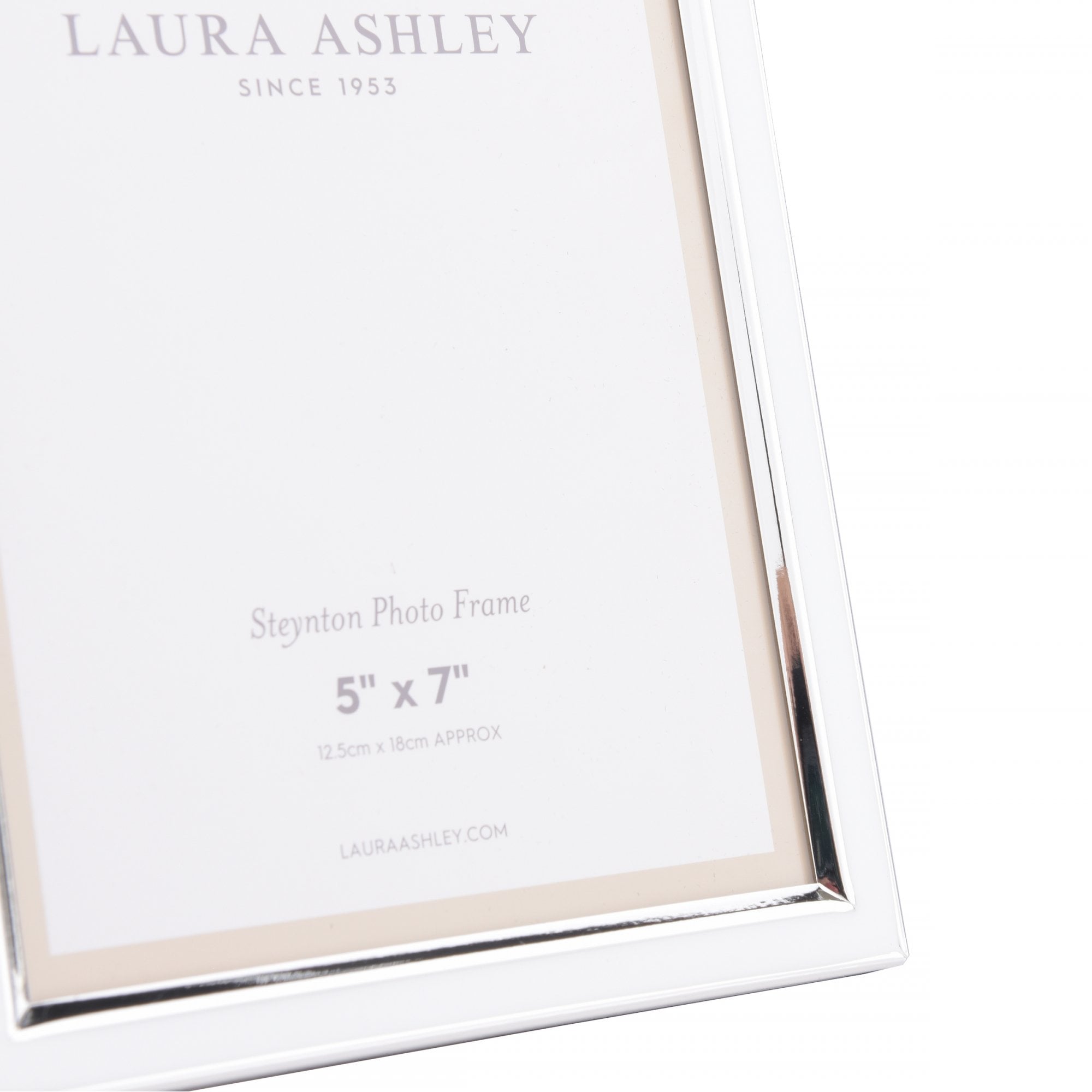 Steynton Photo Frame In Polished Silver Finish 5 x 7" LA3756180-Q