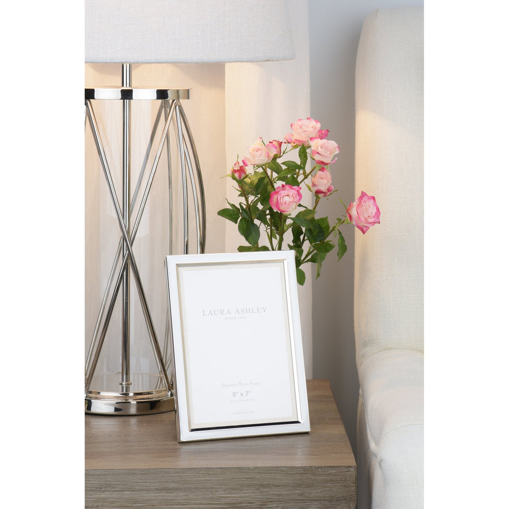 Steynton Photo Frame In Polished Silver Finish 5 x 7" LA3756180-Q