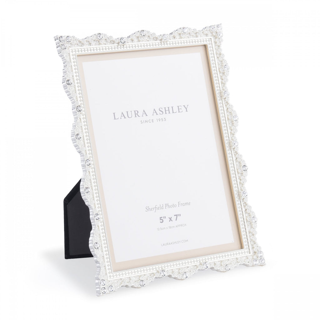 Sherfield Ornate Photo Frame In Polished Silver Finish 5 x 7" LA3756173-Q