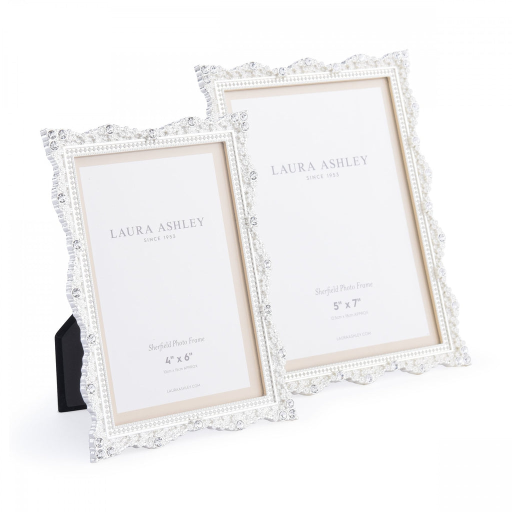 Sherfield Ornate Photo Frame In Polished Silver Finish 5 x 7" LA3756173-Q