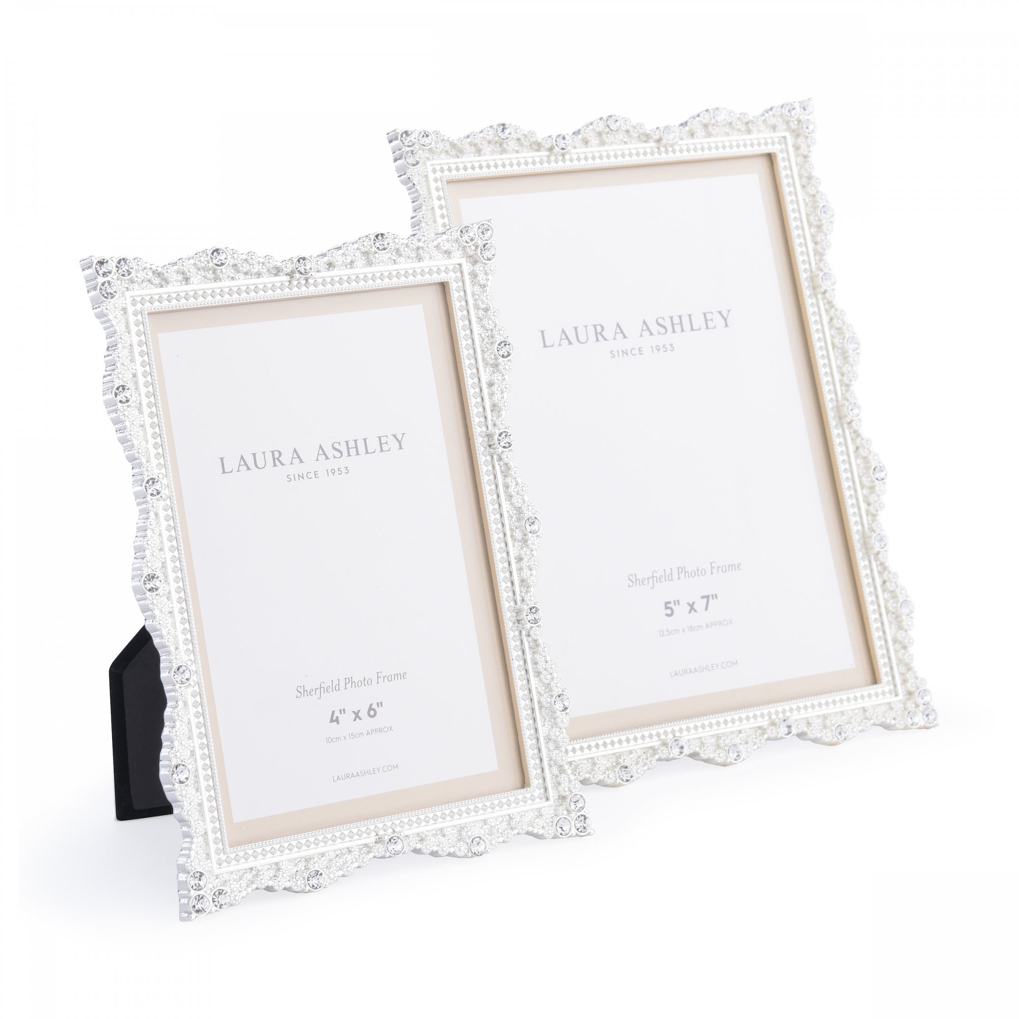 Sherfield Ornate Photo Frame In Polished Silver Finish 5 x 7" LA3756173-Q