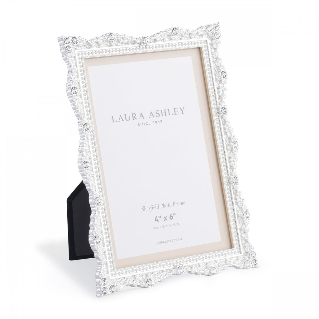 Sherfield Photo Frame In Polished Silver Finish 4 x 6" LA3756172-Q