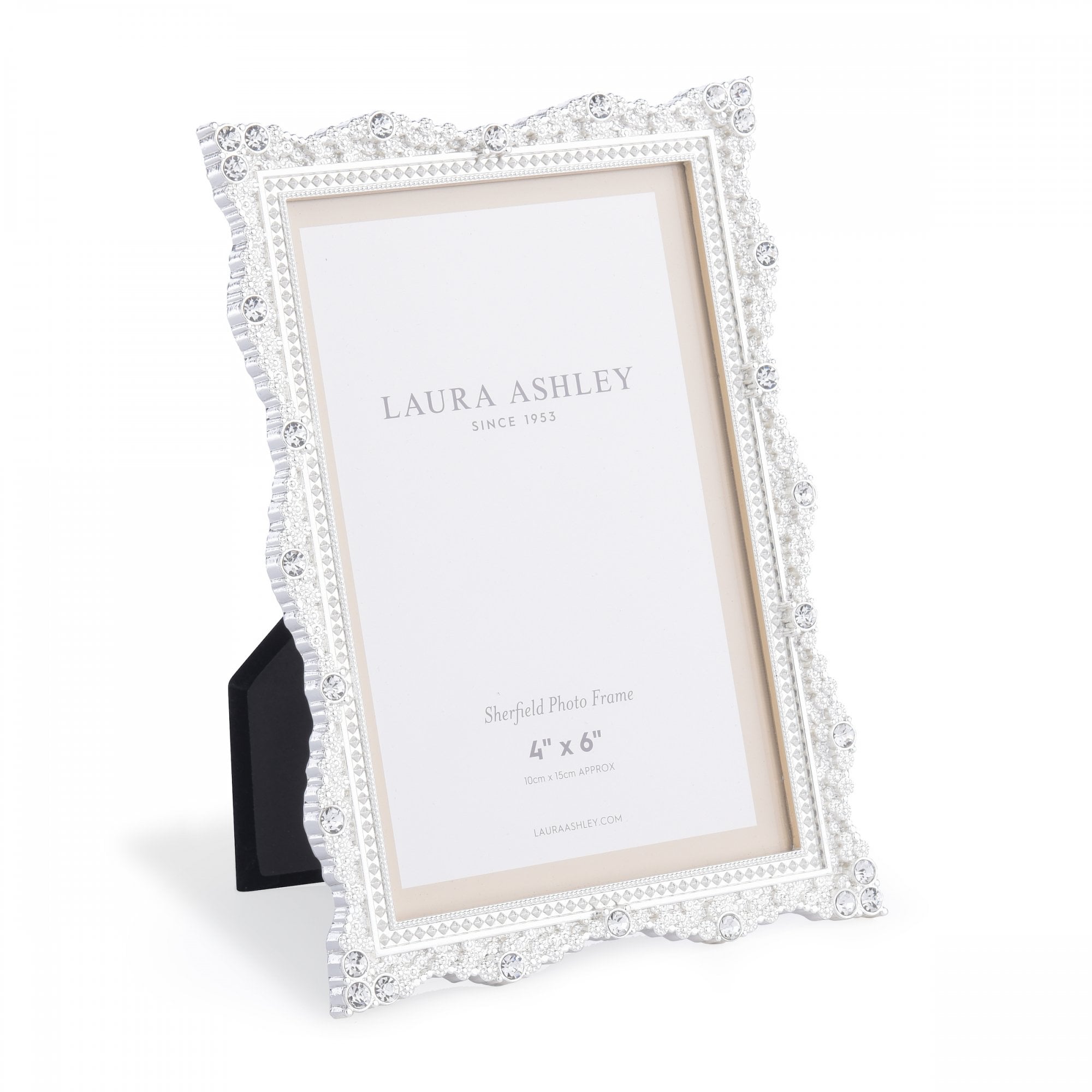 Sherfield Photo Frame In Polished Silver Finish 4 x 6" LA3756172-Q
