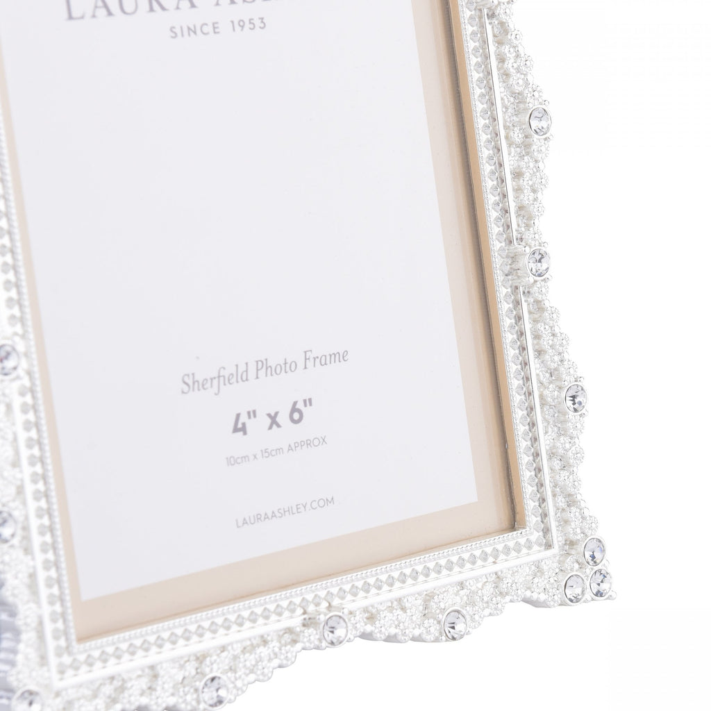 Sherfield Photo Frame In Polished Silver Finish 4 x 6" LA3756172-Q