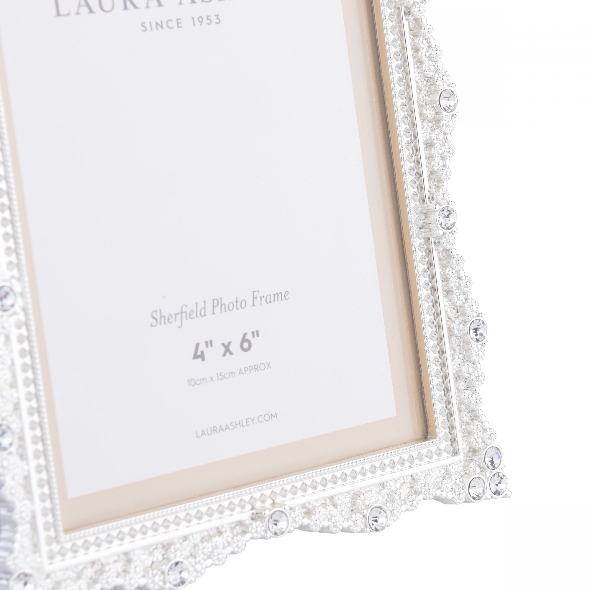 Sherfield Photo Frame In Polished Silver Finish 4 x 6" LA3756172-Q