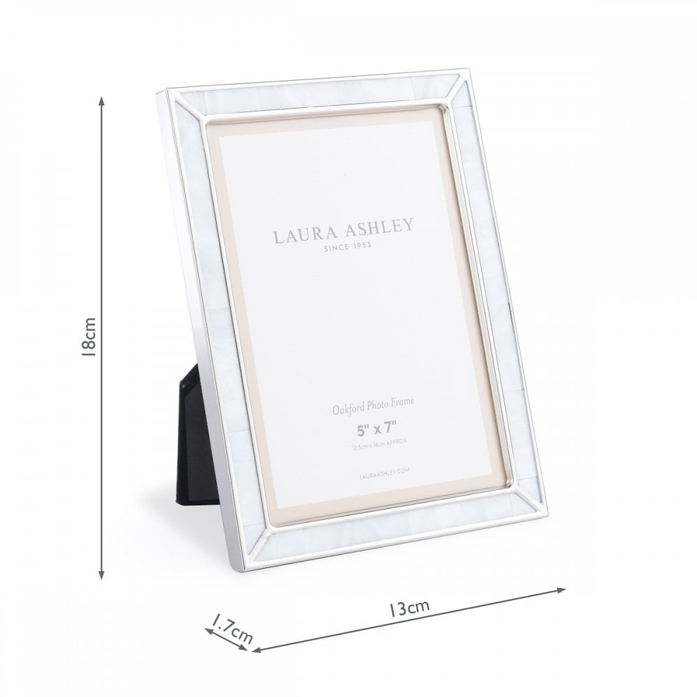 Oakford Photo Frame In Mother Of Pearl Finish 5 x 7 " LA3756184-Q