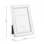 Oakford Photo Frame In Mother Of Pearl Finish 4 x 6 " LA3756183-Q