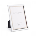 Neyland Photo Frame In White Leather Effect 5 x 7 " LA3756186-Q
