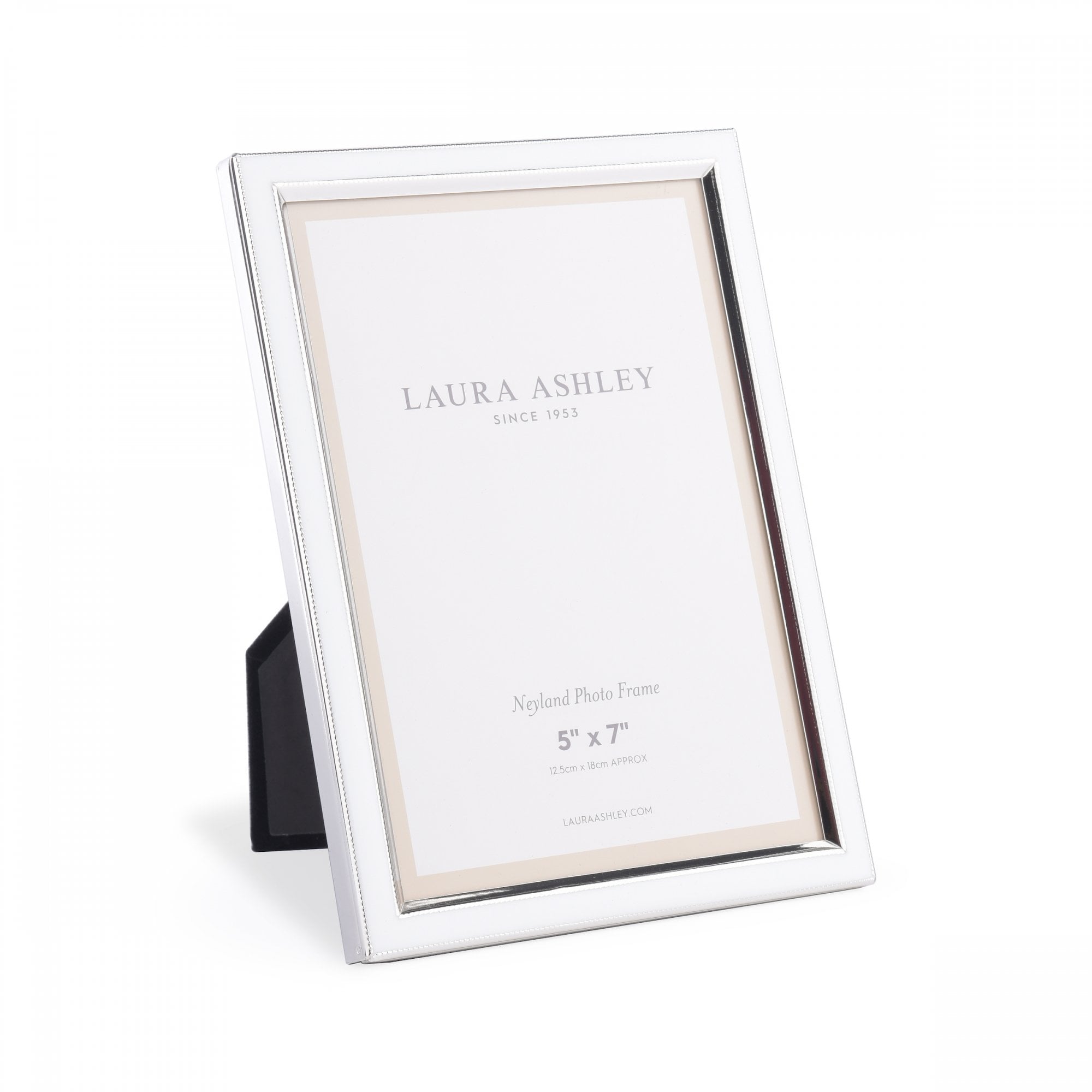 Neyland Photo Frame In White Leather Effect 5 x 7 " LA3756186-Q