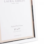 Neyland Photo Frame In White Leather Effect 5 x 7 " LA3756186-Q
