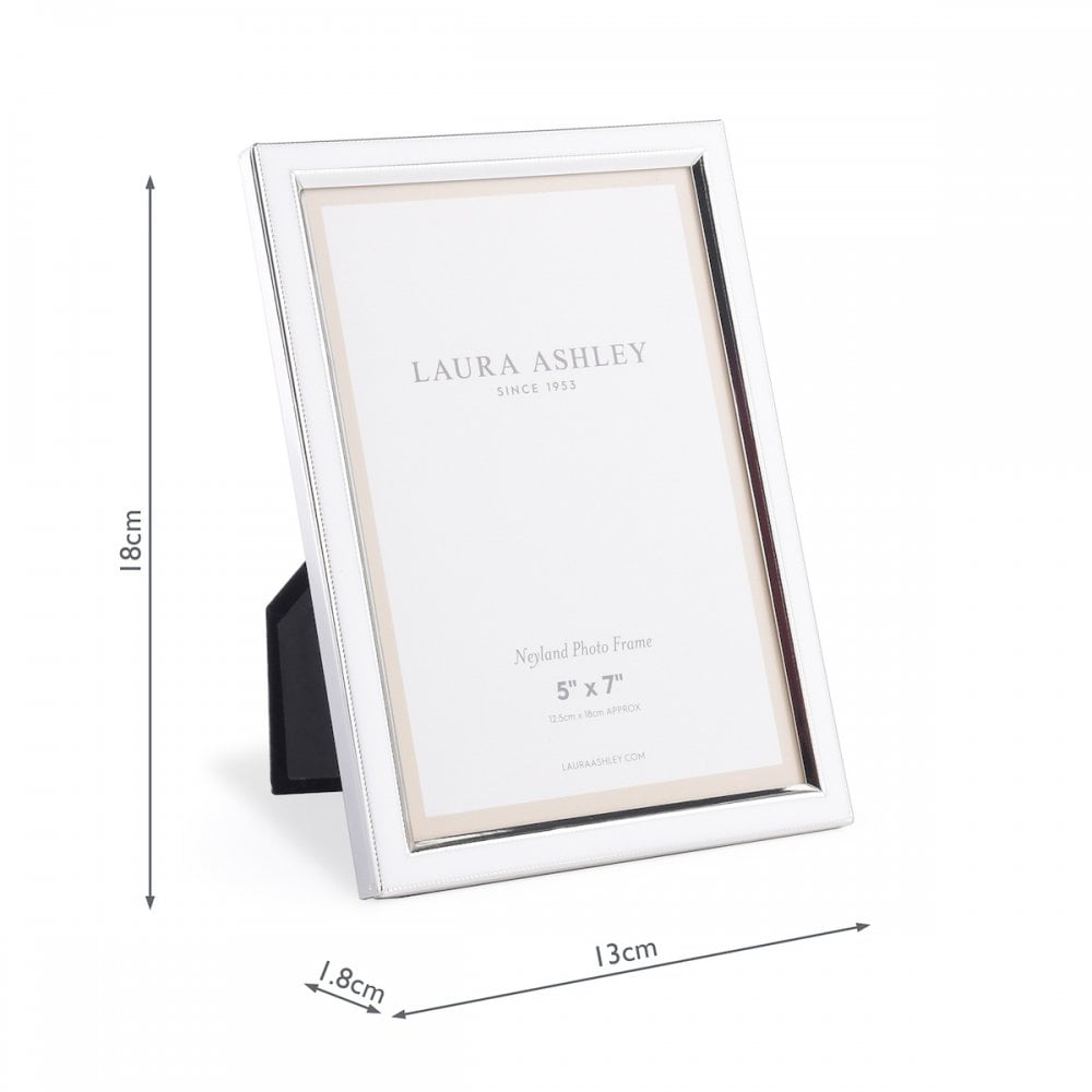 Neyland Photo Frame In White Leather Effect 5 x 7 " LA3756186-Q