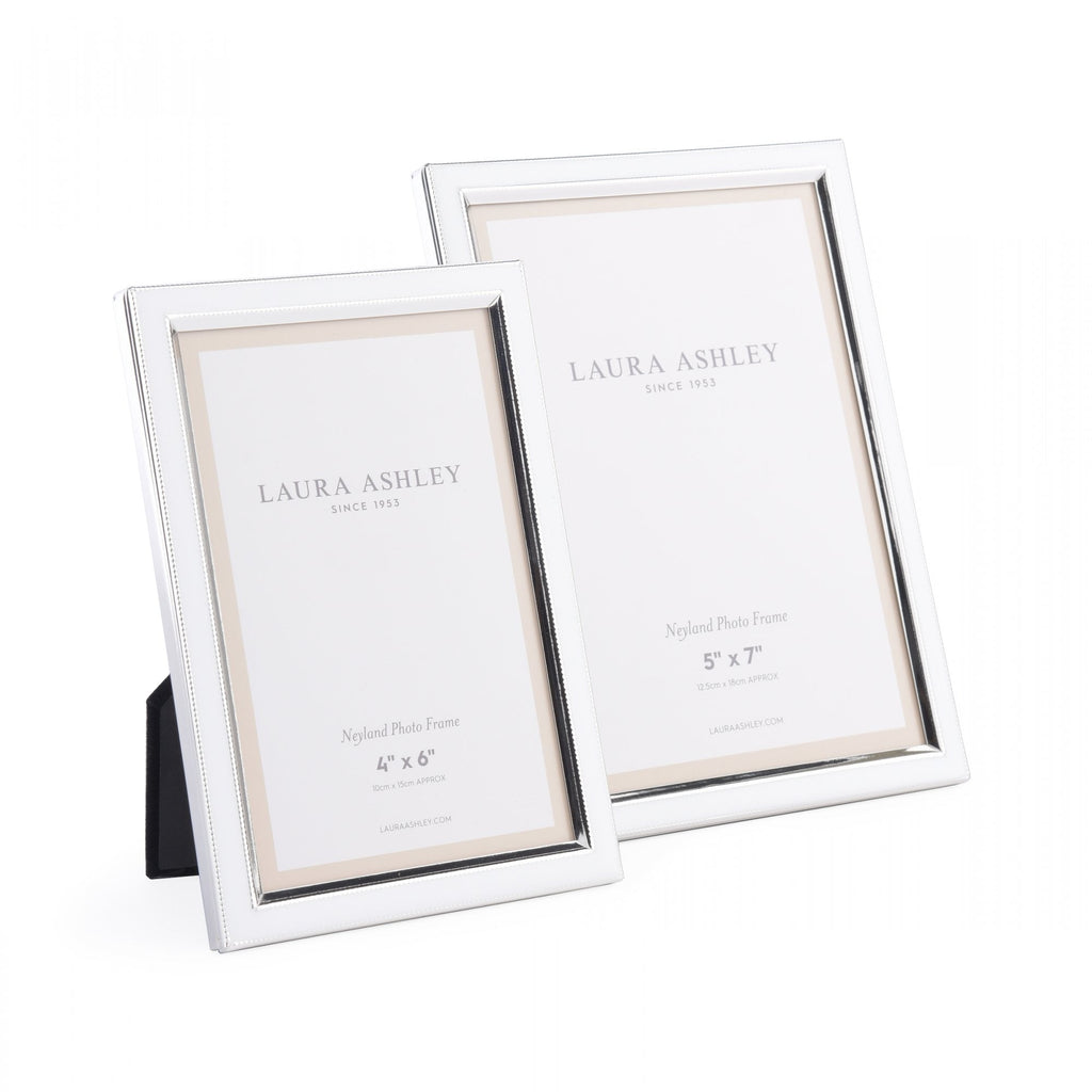 Neyland Photo Frame In White Leather Effect 4 x 6 " LA3756185-Q